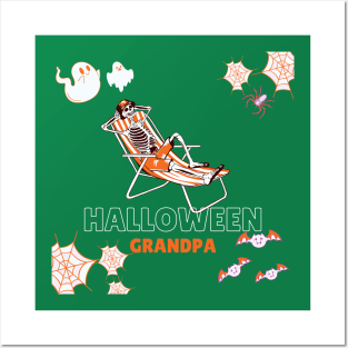 Grandpa halloween Posters and Art